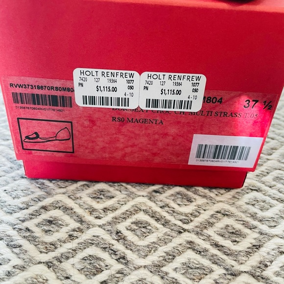 Roger Vivier Chips Strass Buckle Ballerinas - Picture 8 of 8